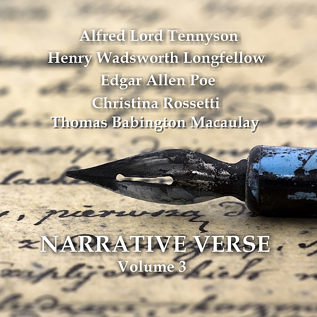Обложка альбома «Narrative Verse - Vol 3» — Henry Wadsworth Longfellow, Christina Rossetti, Edgar Allan Poe, Sean Barrett & David Shaw-Parker