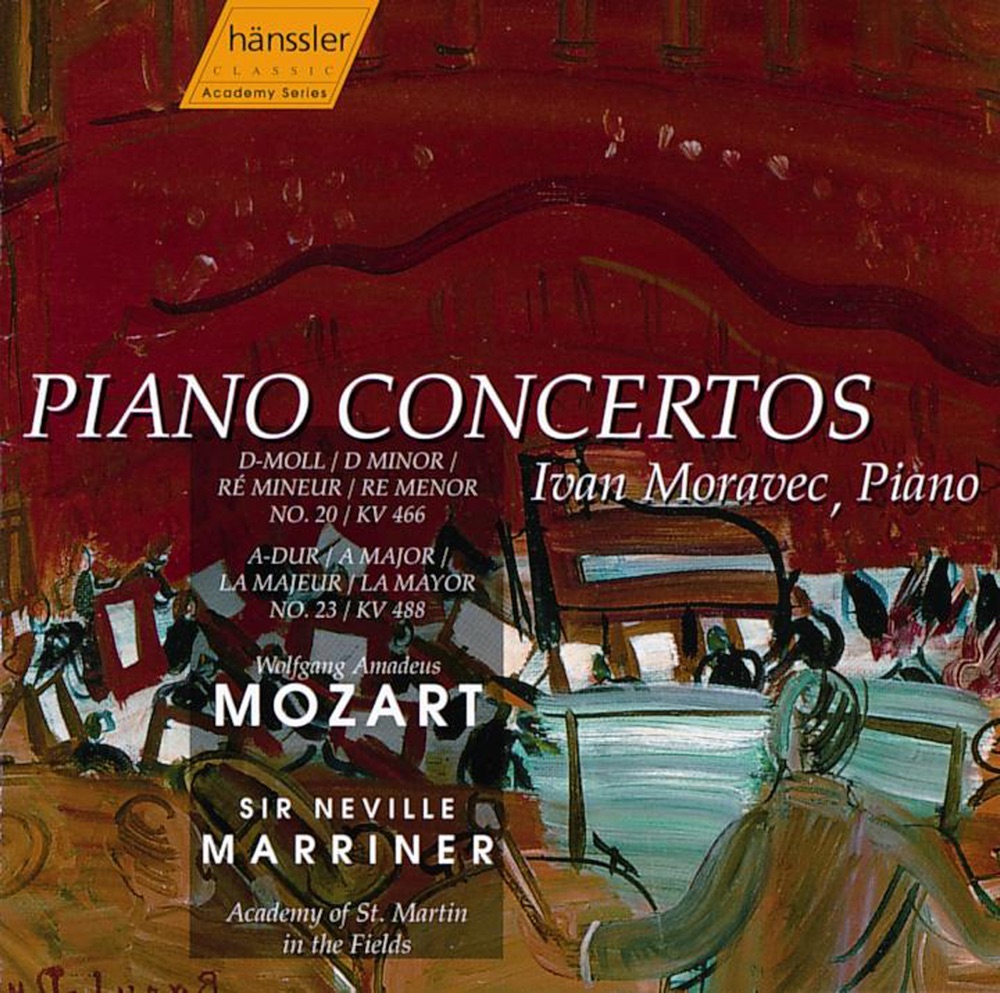 Обложка альбома «Mozart: Piano Concertos Nos. 20 and 23» — Ivan Moravec, Academy of St Martin in the Fields & Sir Neville Marriner