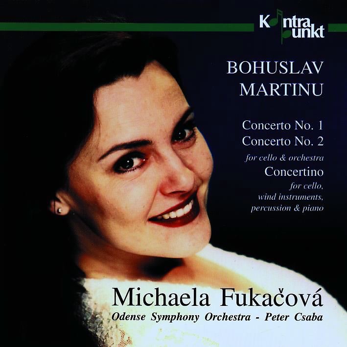 Обложка альбома «Martinu: Cello Concertos» — Michaela Fukacova, Odense Symphony Orchestra & Peter Csaba