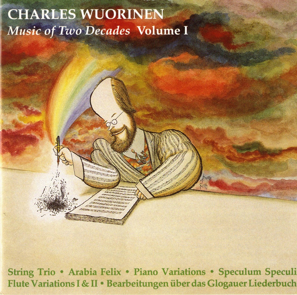 Обложка альбома «Wuorinen: Music of 2 Decades, Vol. 1» — Speculum Musicae, Charles Wuorinen, Group for Contemporary Music, The, Easley Blackwood, Fred Sherry & Harvey Sollberger