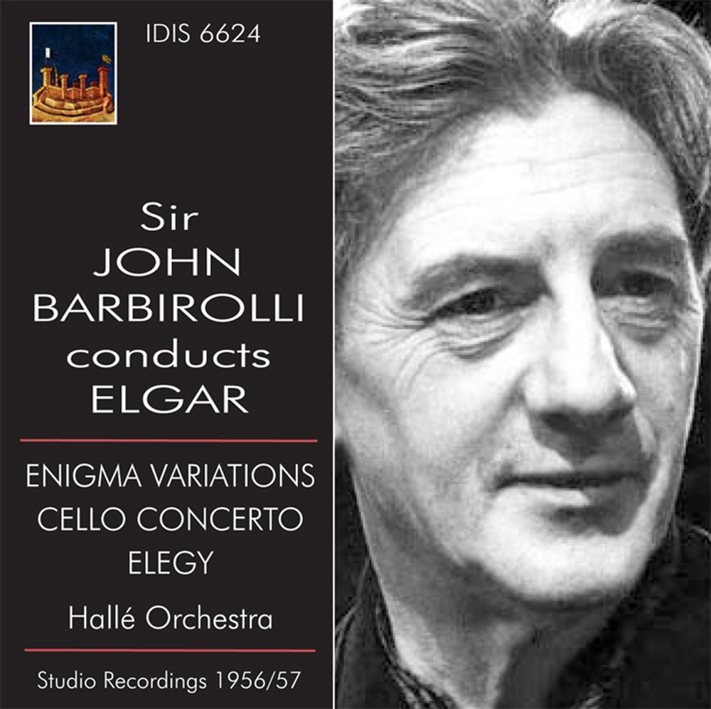 Обложка альбома «Sir John Barbirolli Conducts Elgar» — André Navarra, Sir John Barbirolli & Hallé