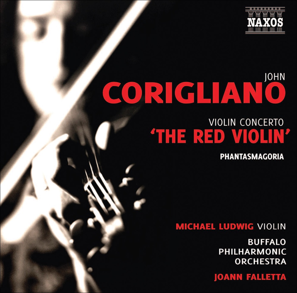 Обложка альбома «Corigliano: Violin Concerto, "The Red Violin" - Phantasmagoria» — JoAnn Falletta, Buffalo Philharmonic Orchestra & Michael Ludwig