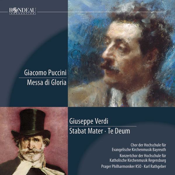 Обложка альбома «G. Puccini: Messa Di Gloria - G. Verdi: Stabat Mater - Te Deum» — Chor der Hochschule für Evangelische Kirchenmusik Bayreuth