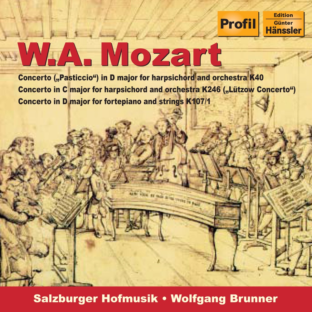 Обложка альбома «Mozart: Piano Concerto Nos. 3 and 8 - Piano Concerto In D Major» — Wolfgang Brunner & Salzburg Hofmusik