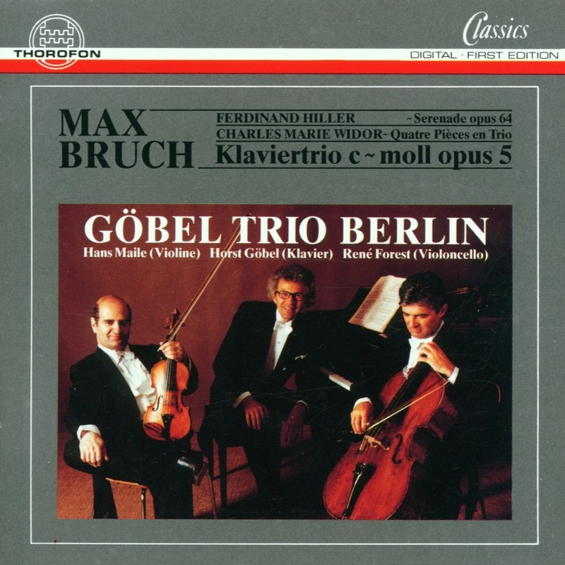 Обложка альбома «Gobel Trio Play Bruch, Hiller & Widor» — Gobel-Trio Berlin