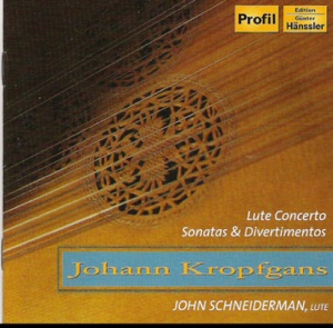 Kropfgans: Lute Concerto - Lute Sonatas - Divertimentos