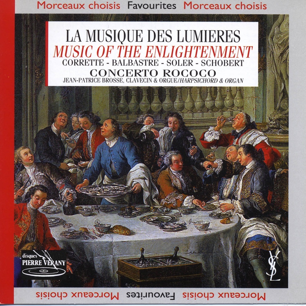 Обложка альбома «La musique des Lumières» — Le Concerto Rococo, Jean-Patrice Brosse, Nicolas Mazzoleni, Nicolas Crisafuli & Emmanuel Balsa