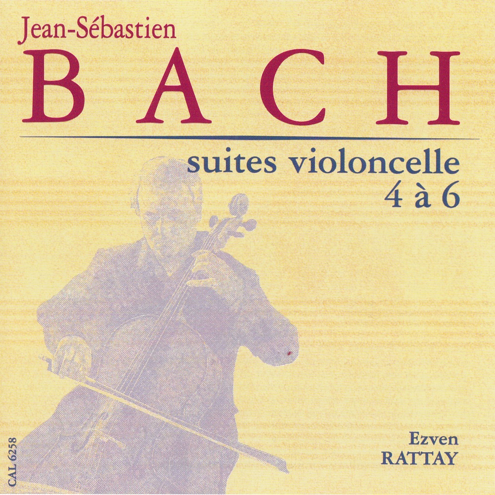 Обложка альбома «Bach: Suites violoncello 4 a 6» — Evzen Rattay