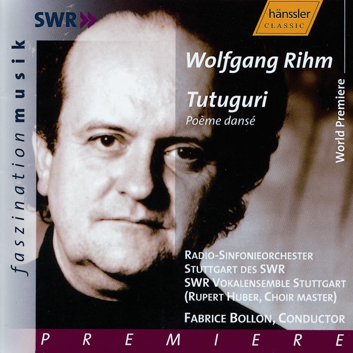 Rihm: Tutuguri: Der Ritus Der Schwarzen Sonne (The Rite of the Black Sun) cover art