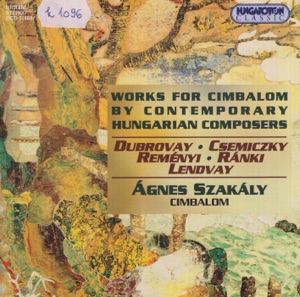 Works for Cimbalom by Contemporary Hungarian Composers