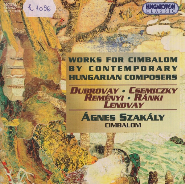 Works for Cimbalom by Contemporary Hungarian Composers