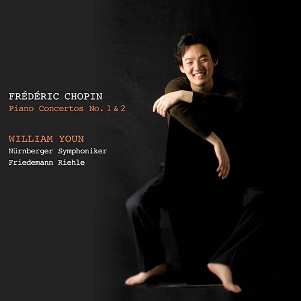Обложка альбома «Chopin: Piano Concertos Nos. 1 & 2» — Nuremberg Symphony Orchestra, William Youn & Friedemann Riehle