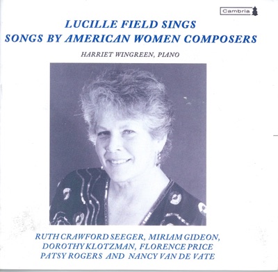 Songs by American Women Composers