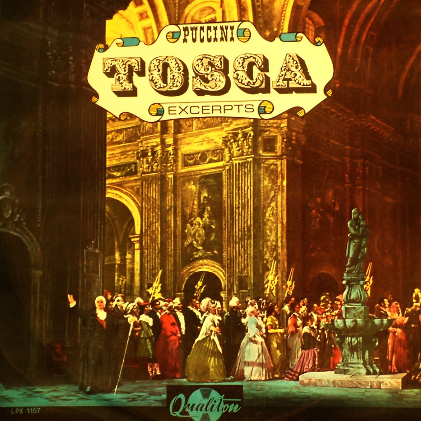Обложка альбома «Tosca» — József Simándy & Mária Mátyás