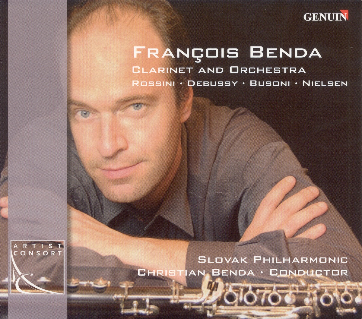 Clarinet Recital: Benda, Francois - Rossini, G. - Debussy, C. - Busoni, F. - Nielsen, C. cover art