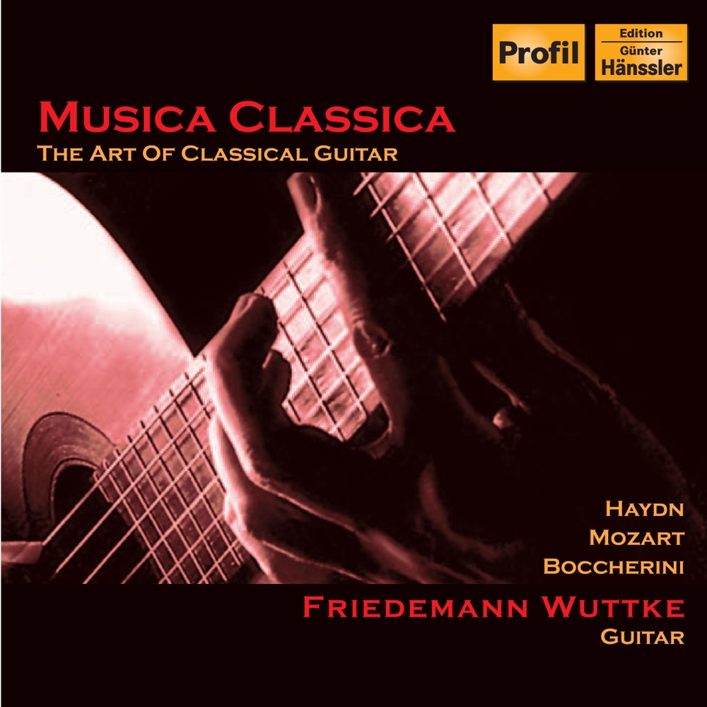 Обложка альбома «Wuttke: Haydn - Guitar Concerto In D Major - Mozart - Guitar Sonatina In C Major» — Friedemann Wuttke, New Moscow Chamber Orchestra, Igor Zhukov & Arioso Quartet