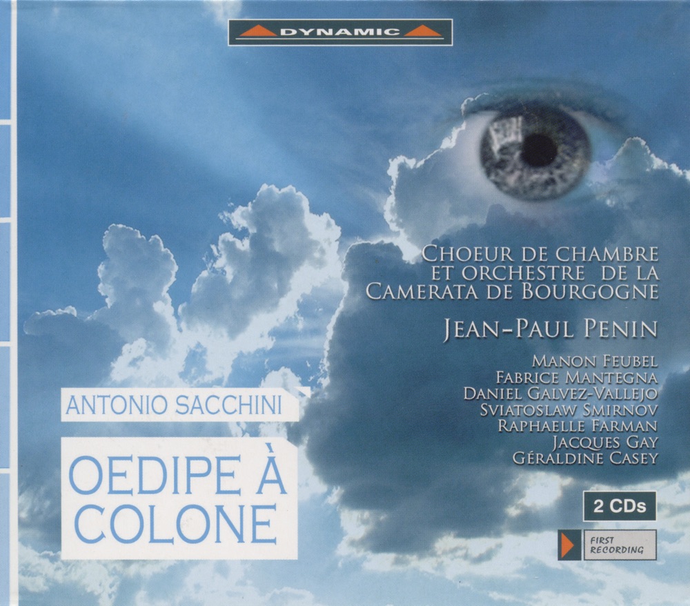 Обложка альбома «Sacchini: Oedipe a Colone» — Camerata de Bourgogne Choir, Jean-Paul Penin & Camerata de Bourgogne Orchestra