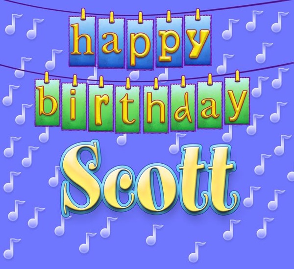 Cover of Happy Birthday Scott - Single