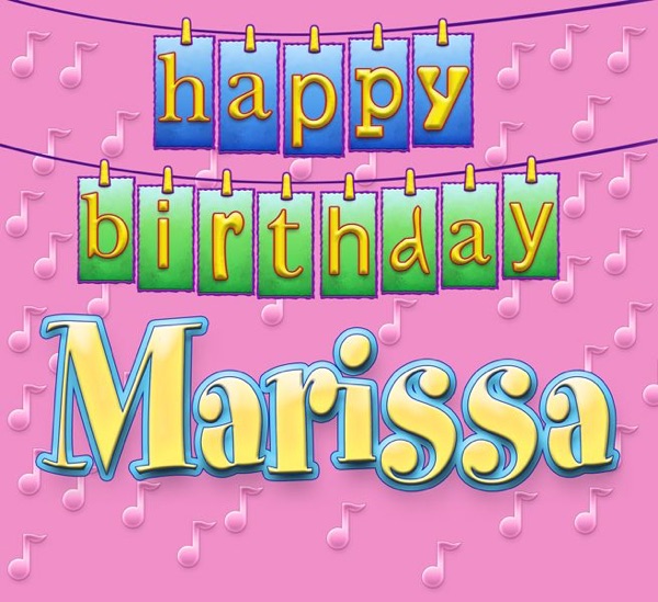 Cover of Happy Birthday Marissa - Single