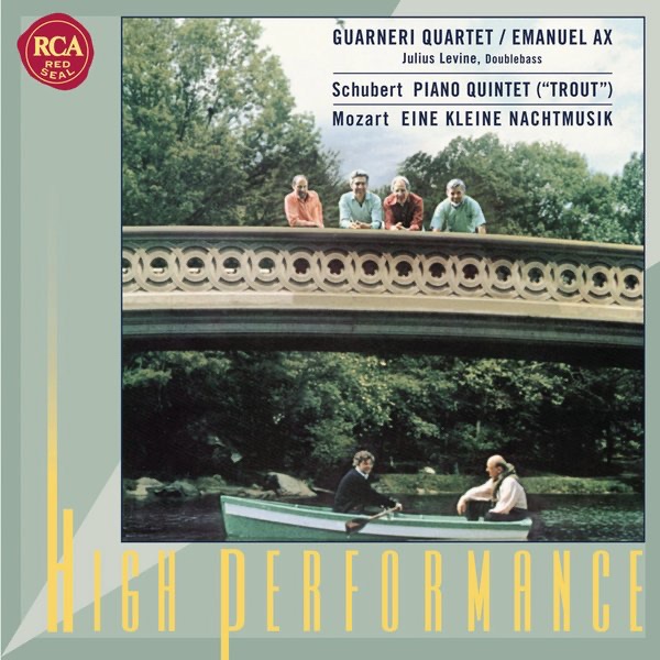 Schubert: Piano Quintet ("Trout"); Mozart: Eine kleine Nachtmusik cover art