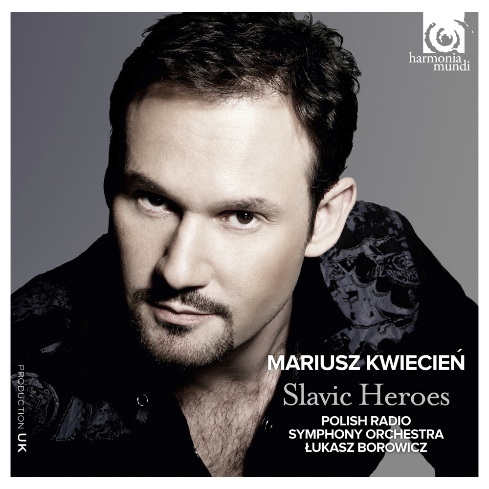 Обложка альбома «Slavic Heroes» — Mariusz Kwiecien, Łukasz Borowicz & Polish Radio Symphony Orchestra in Warsaw