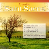 Camille Saint-Saens: Piano Concerto No.1 in D Major, Op. 17; Piano Concerto No.3 in E-Flat Major, Op. 29; Rhapsodie d'Auvergne, for Piano and Orchestra, Op. 73 artwork