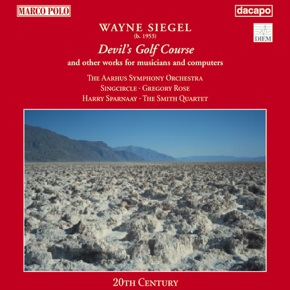 Обложка альбома «Siegel: Devil's Golf Course, Eclipse, Tracking» — Gregory Rose, Aarhus Symphony Orchestra, Harry Sparnaay, Singcircle & Smith Quartet