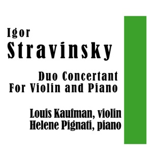 Igor Stravinsky: Duo Concertant For Violin and Piano - EP