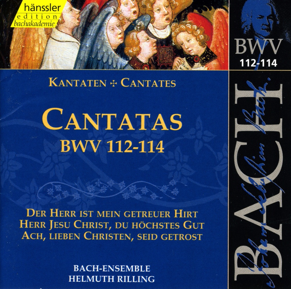 Обложка альбома «J.S. Bach: Cantatas, BWV 112-114» — Bach-Collegium Stuttgart & Helmuth Rilling