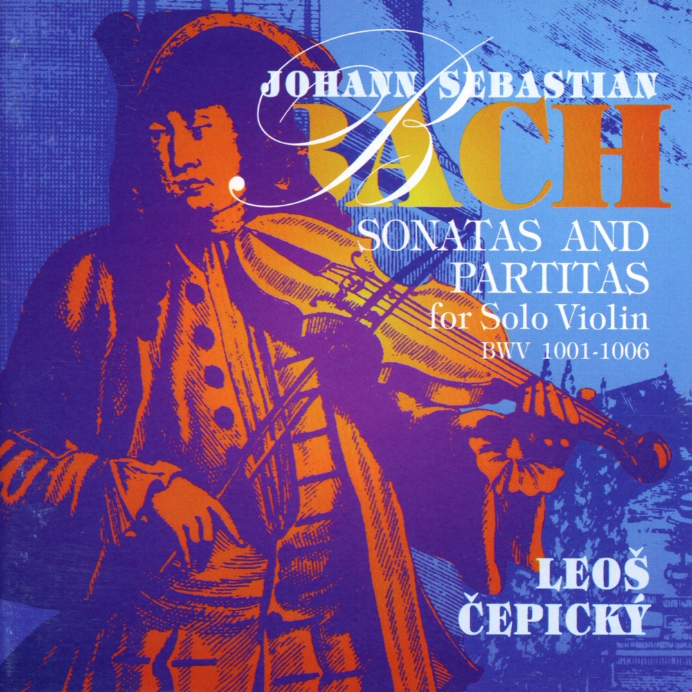 Обложка альбома «Johann Sebastian Bach – Partitas And Sonatas for solo Violin (2 CD Set)» — Leoš Čepický
