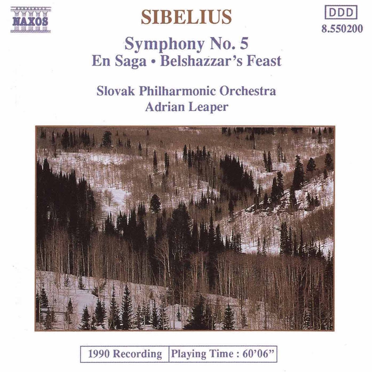 Sibelius: Symphony No. 5, En saga & Belshazzar's Feast Suite
