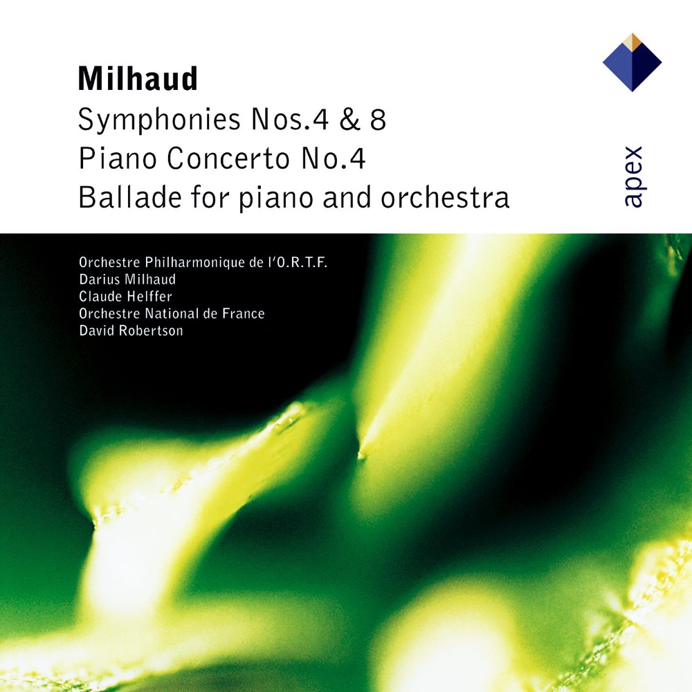 Обложка альбома «Milhaud: Le Carnaval d'Aix» — Claude Helffer, Darius Milhaud, David Robertson, Orchestre National de France & Orchestre Philharmonique de l'O.R.T.F