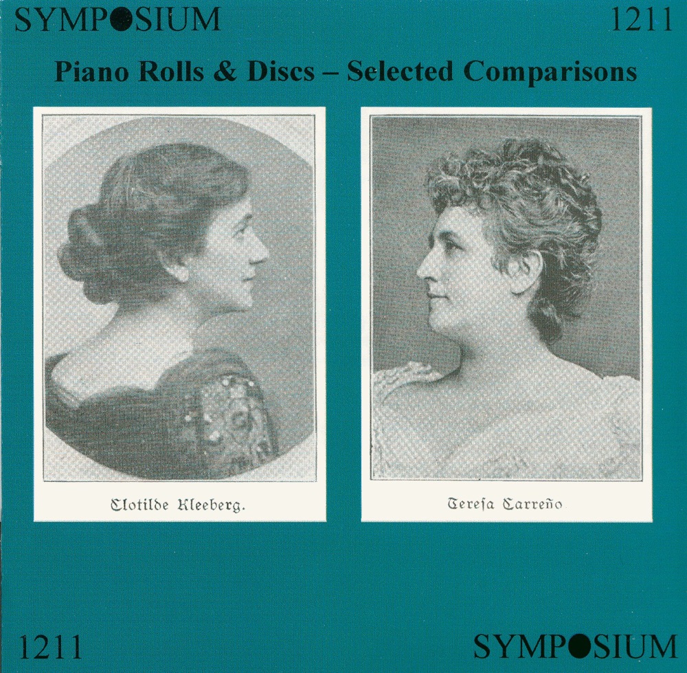 Обложка альбома «Piano Rolls and Discs, Selected Comparisons (1927)» — Various Artists