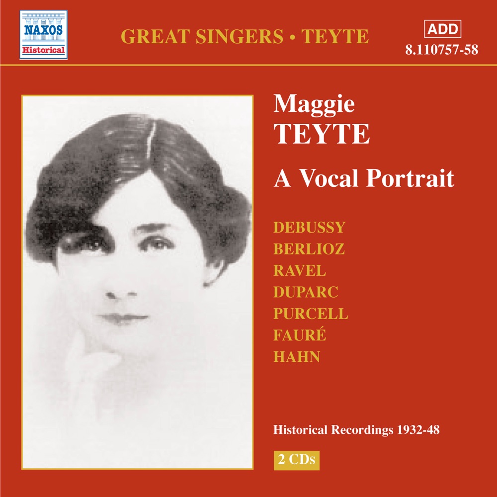 Обложка альбома «Great Singers: Maggie Teyte» — Alfred Cortot, George Reeves, Gerald Moore, Henry Purcell, Hugo Rignold, Jean Morel, John McCormack, Leslie Howard, London Symphony Orchestra, Maggie Teyte, Orchestra of the Royal Opera House & The RCA Victor Orchestra