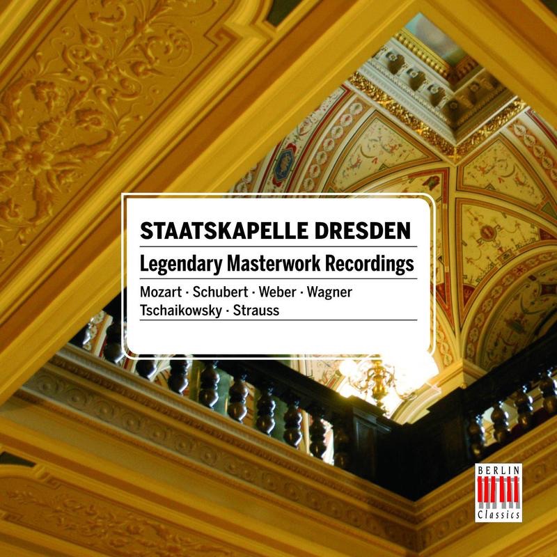 Обложка альбома «STAATSKAPELLE DRESDEN - Legendary Masterworks Recordings» — Staatskapelle Dresden, Dresden State Opera Chorus, Hans Vonk, Kurt Sanderling, Jeffrey Tate, Herbert Blomstedt, Otmar Suitner, Rudolf Neuhaus, Siegfried Kurz, Hiroshi Wakasugi, Walter Berry, Peter Schreier, Edith Mathis, Hermann Prey, Fritz Ollendorff, Siegfried Vogel, Günther Leib, Anneliese Rothenberger, Jürgen Förster, Lisa Della Casa, Hilde Gueden, Christian Funke, Oskar Michalik, Rosemarie Rönisch & Annelies Burmeister