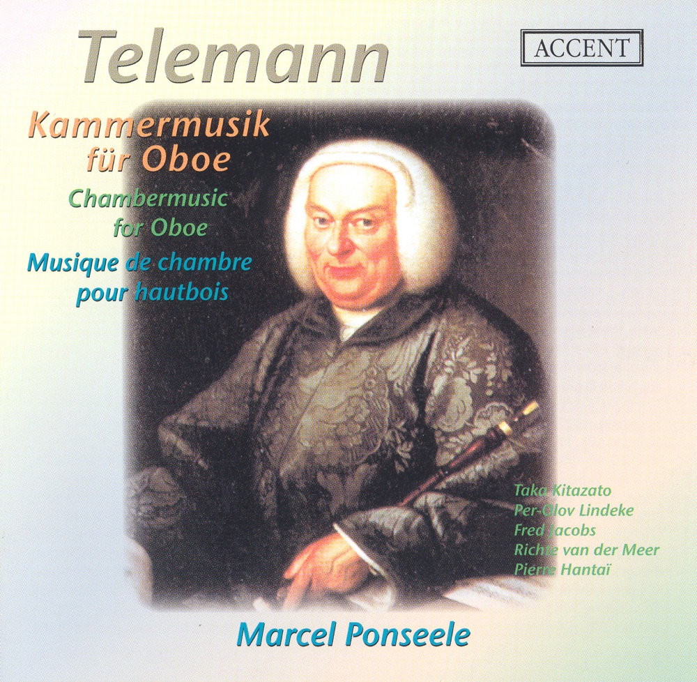 Обложка альбома «Teleman: Chamber Music for Oboe» — Per-Olov Lindeke, Pierre Hantaï, Richte Van Der Meer & Taka Kitazato