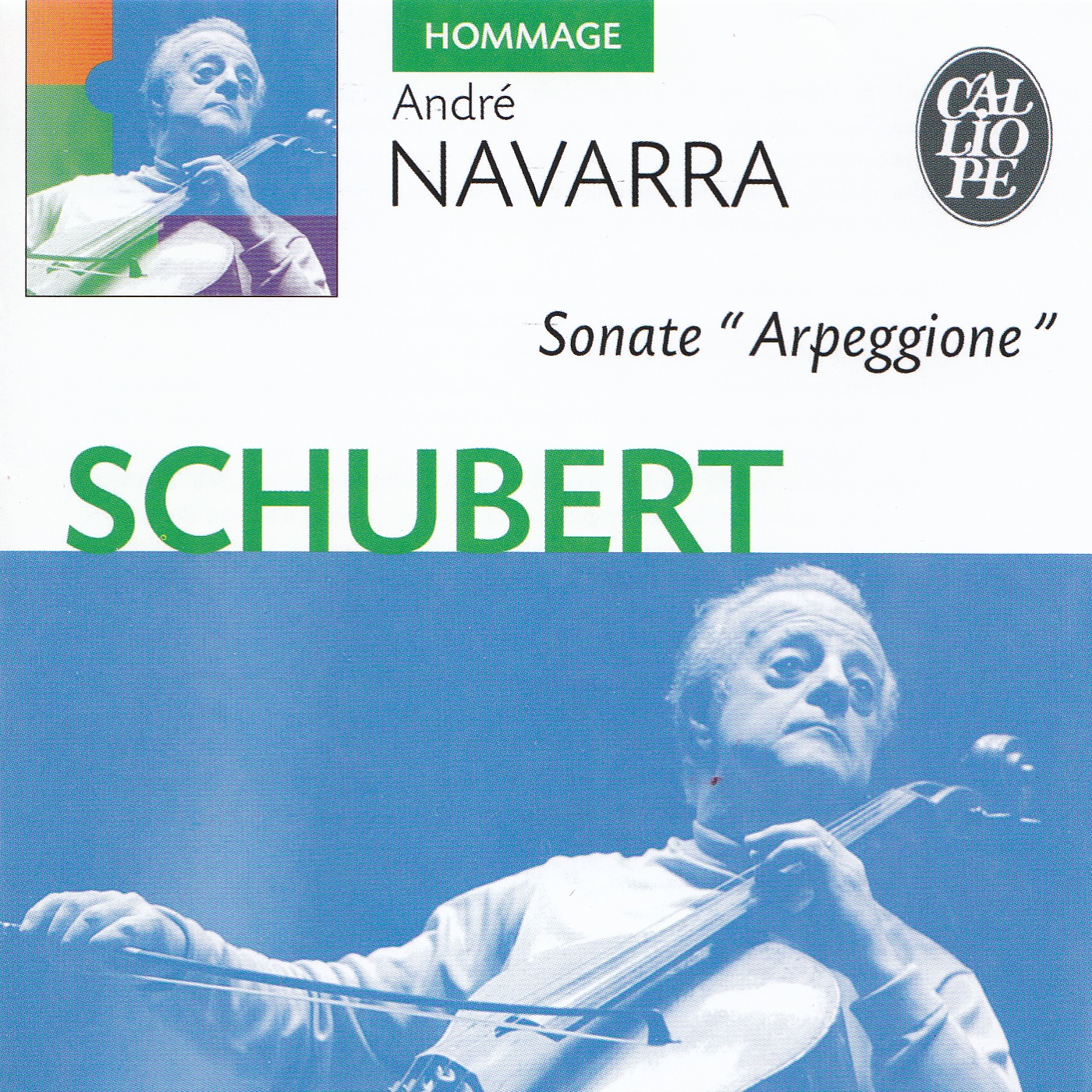 Schubert: Sonate 'Arpeggione' by Annie d' Arco, André Navarra & Erika Kilcher album cover