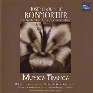 Boismortier: Sonatas for Two Bassoons and Continuo