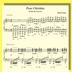Pour Christine - Etude de Concert