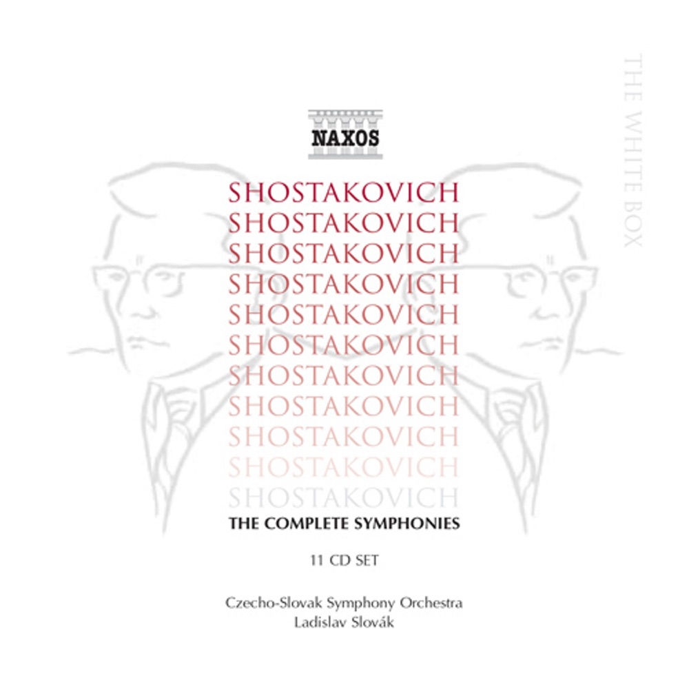 Обложка альбома «Shostakovich, D.: Symphonies (Complete)» — Ladislav Slová, Slovak Radio Symphony Orchestra, Slovak Philharmonic Chorus, Peter Mikuláš & Magdalena Hajossyova