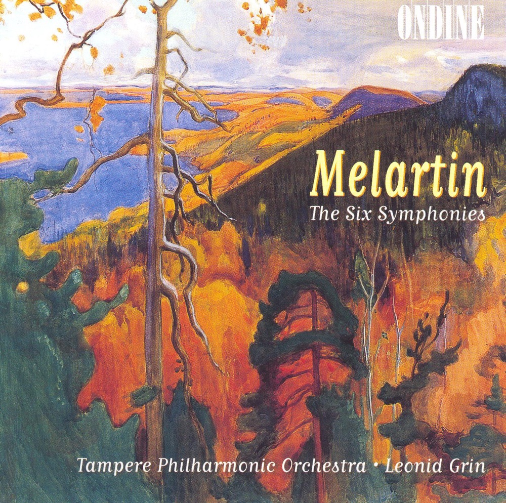 Обложка альбома «Melartin: Symphonies Nos. 1-6» — Tampere Philharmonic Orchestra, Leonid Grin & Lilli Paasikivi