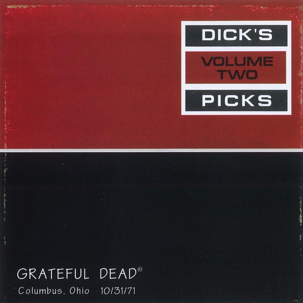 Dick's Picks Vol. 2: 10/31/71 (Ohio Theater, Columbus, OH) cover art