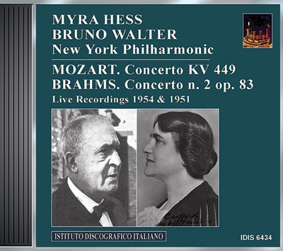 Mozart: Piano Concerto No. 14 - Brahms: Piano Concerto No. 2 (Hess, Walter) (1951, 1954)