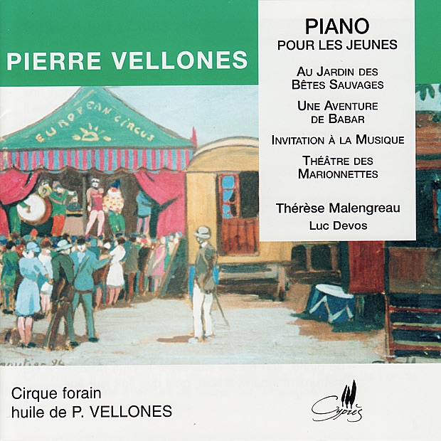 Pierre Vellones: Pieces Pour Piano cover art