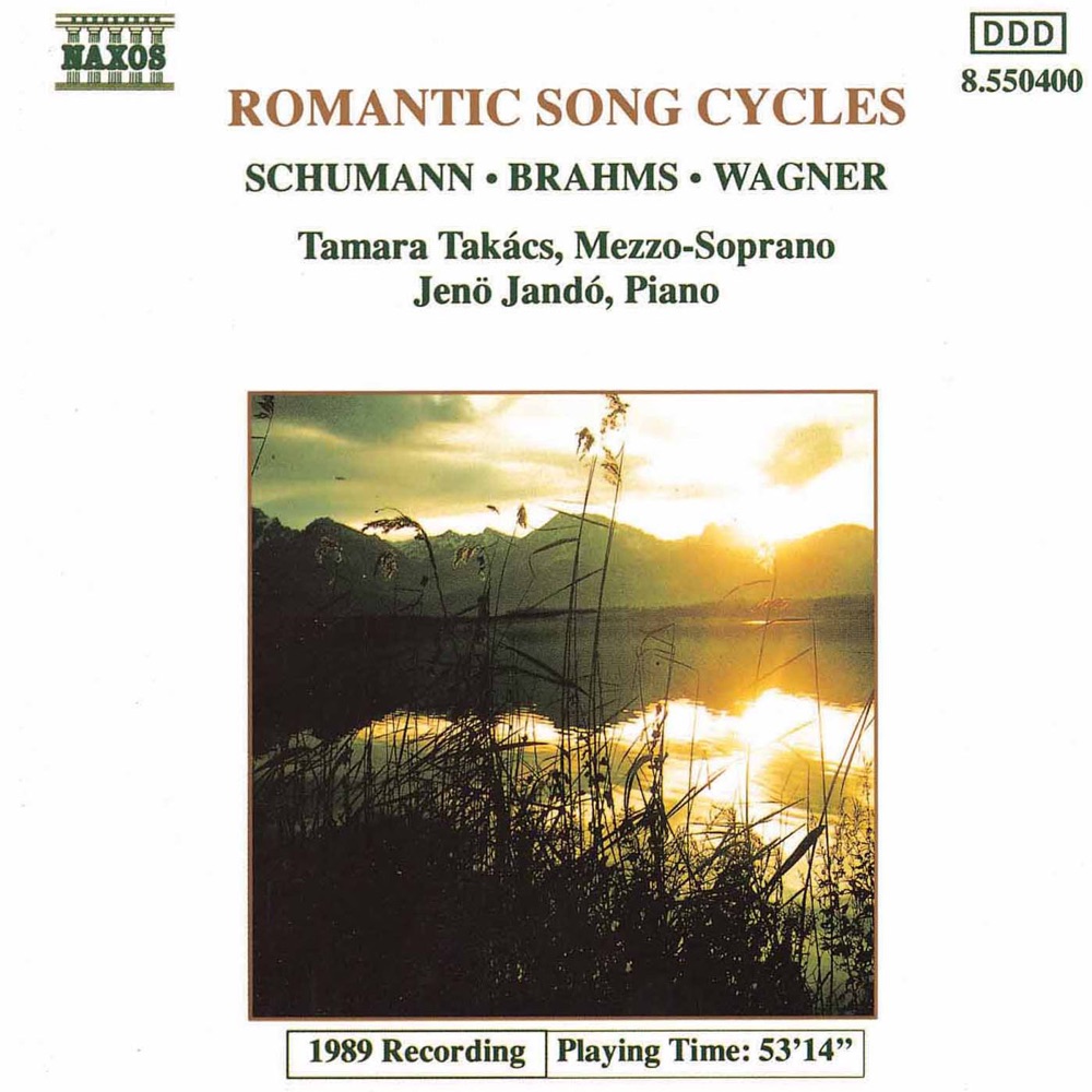 Обложка альбома «Romantic Song Cycles» — Jenő Jandó & Tamara Takacs