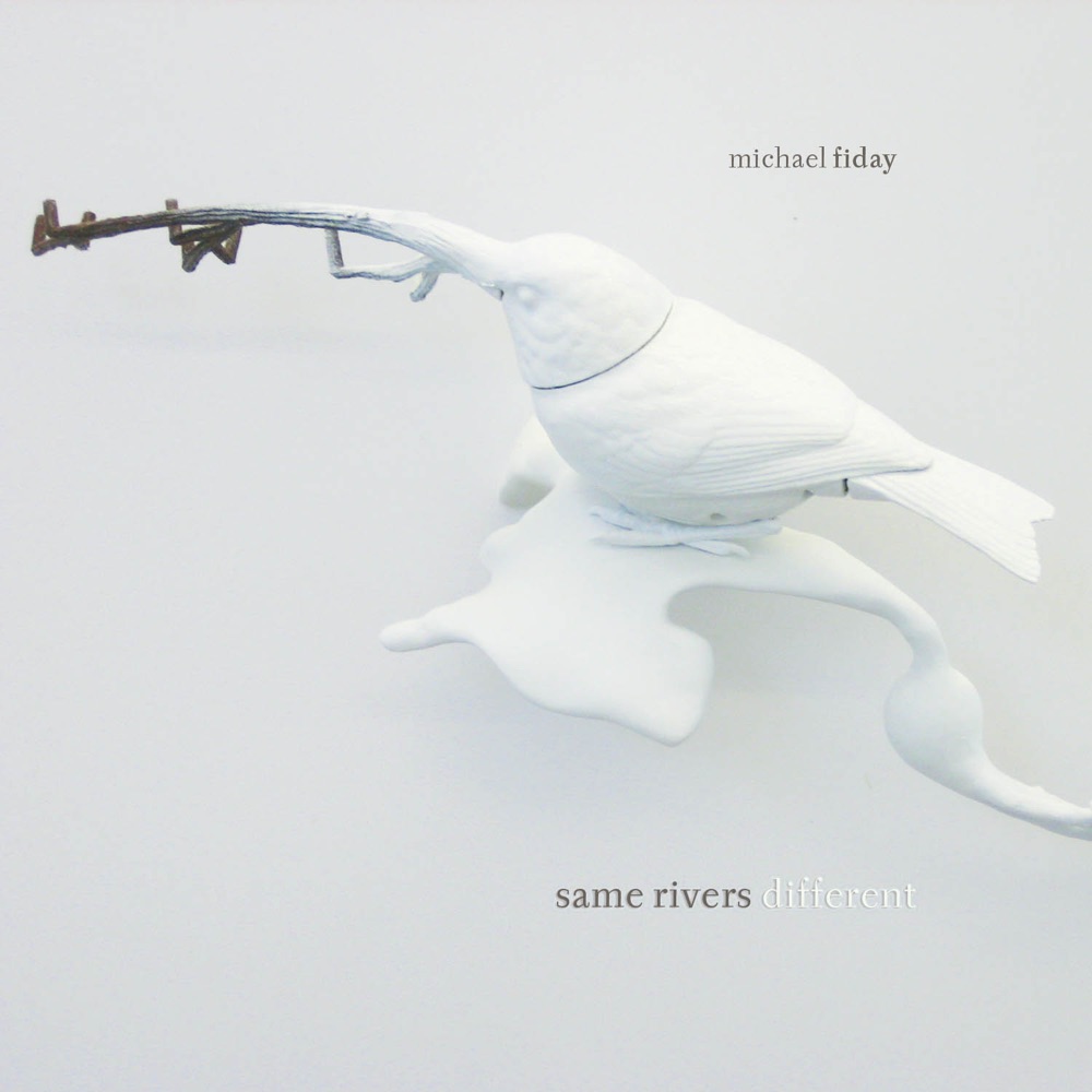 Обложка альбома «Same Rivers Different» — Bart Feller, Linda Mark, Mantra Percussion Quartet, Carla Kihlstedt, Graeme Jennings, Matthias Bossi, Christopher Froh, Soon Cho, Nicholas Naegle, Brianna Goldberg, Laura Sabo, Shiau-uen Ding, James Tocco, Russell Burge & James Culley