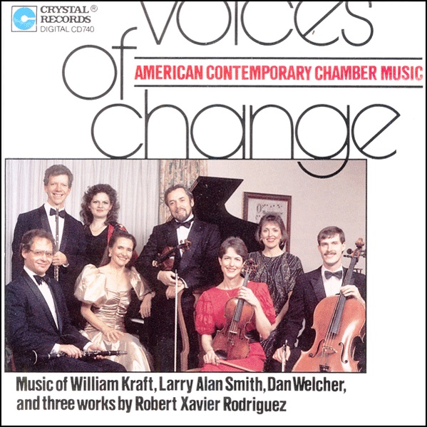 Обложка альбома «Voices of Change: American Contemporary Chamber Music» — Voices of Change, Paul Sperry, Harvey Boatright, Ross Powell, Arkady Fomin, Christopher Adkins, Deborah Mashburn, Jo Boatright, Dan Welcher, Emanuel Borok, William Croft & Barbara Hustis