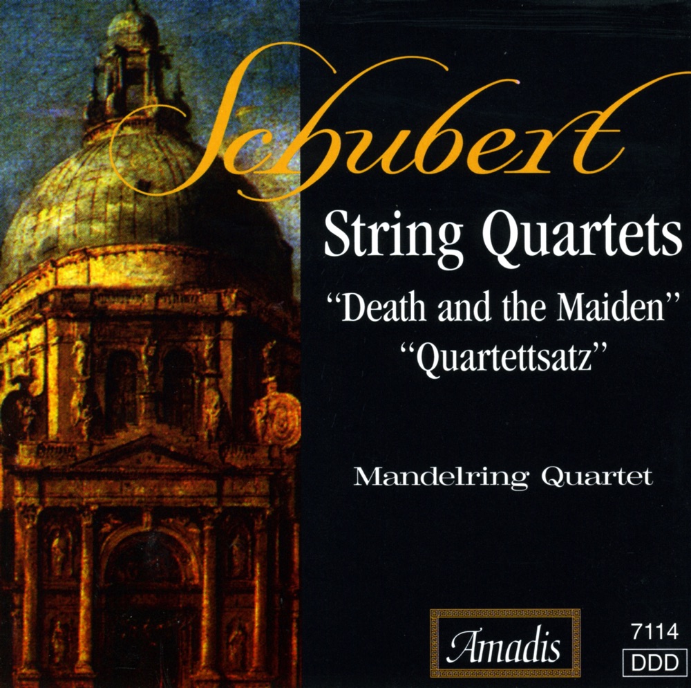 Обложка альбома «Schubert: String Quartets Nos. 12, "Quartettsatz" and 14, "Death and the Maiden"» — Mandelring Quartet