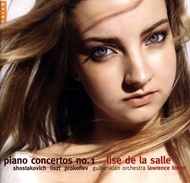 Обложка альбома «(Shostakovitch, Liszt, Prokofiev: Piano Concertos N°1» — Lise de la Salle