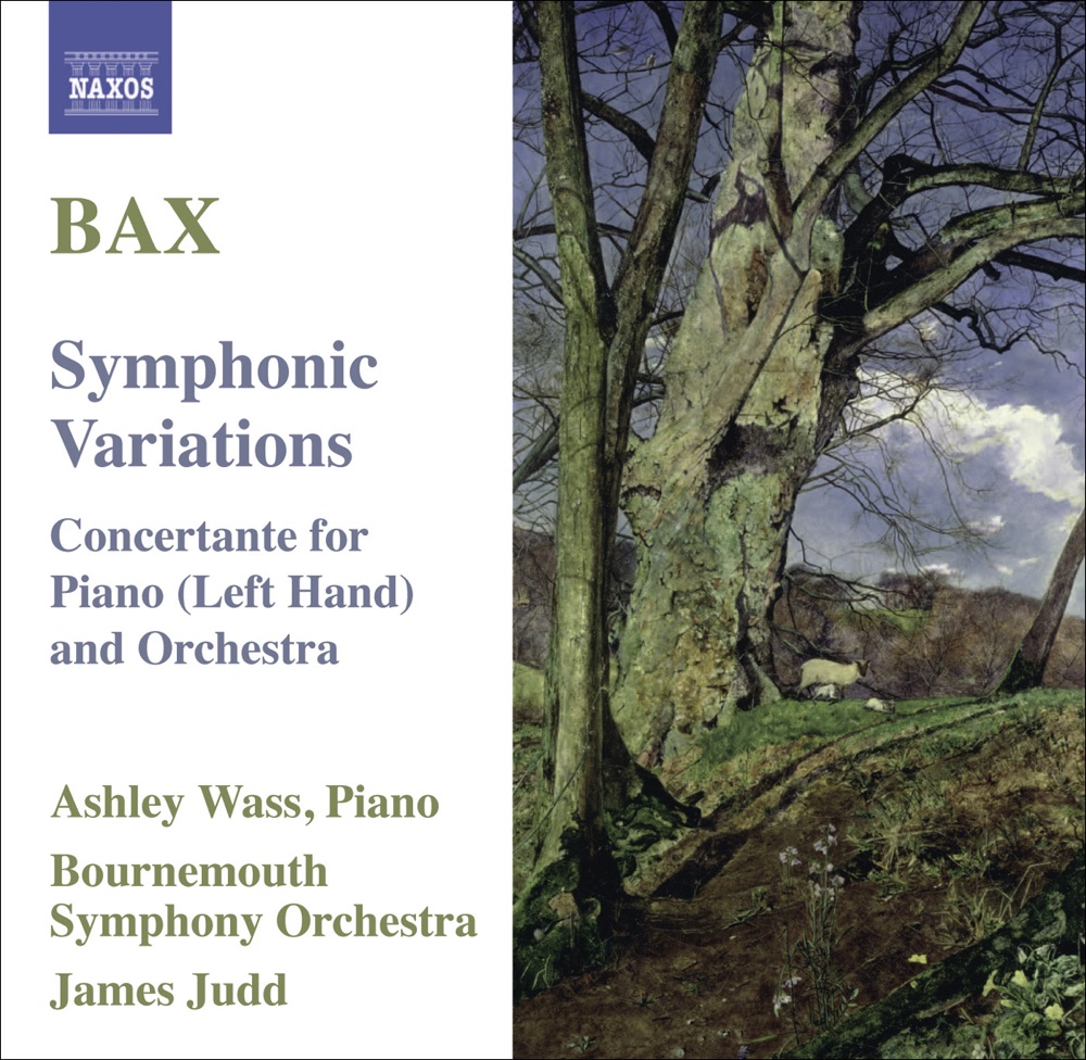 Обложка альбома «Bax: Symphonic Variations & Concertante for Piano Left Hand» — Ashley Wass, James Judd & Bournemouth Symphony Orchestra